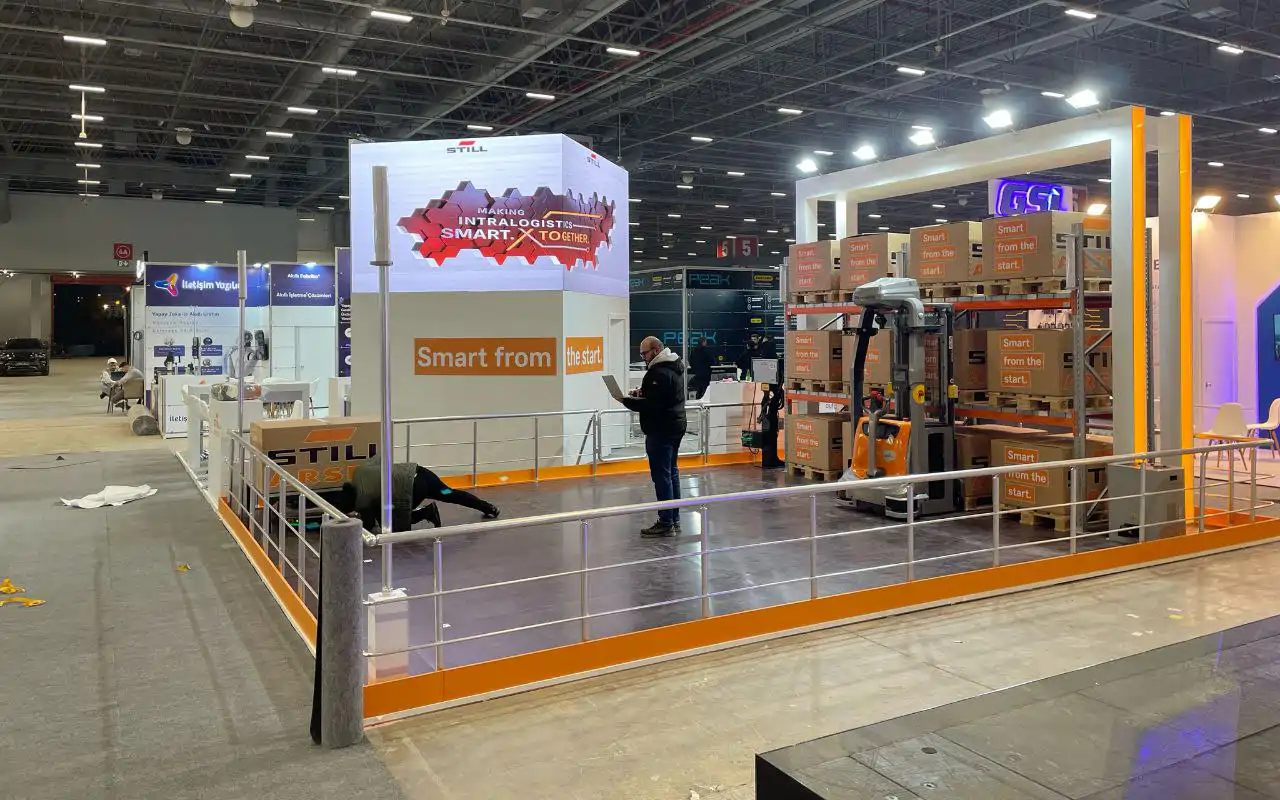 Lojistik Firması Fuar Stand Uygulaması - Görsel 1